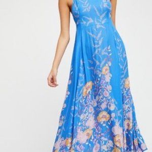 NWT Blue Intimately Embrace it Free People Maxi